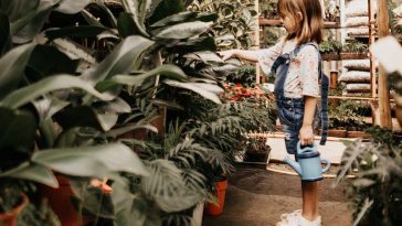 menanam pohon dan berkebun