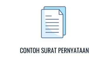 contoh surat pernyataan