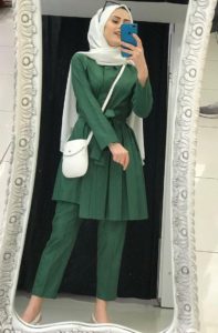 Baju Hijau Cocok dengan Jilbab Warna Apa