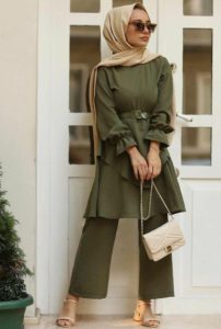 Baju Hijau Cocok dengan Jilbab Warna Apa