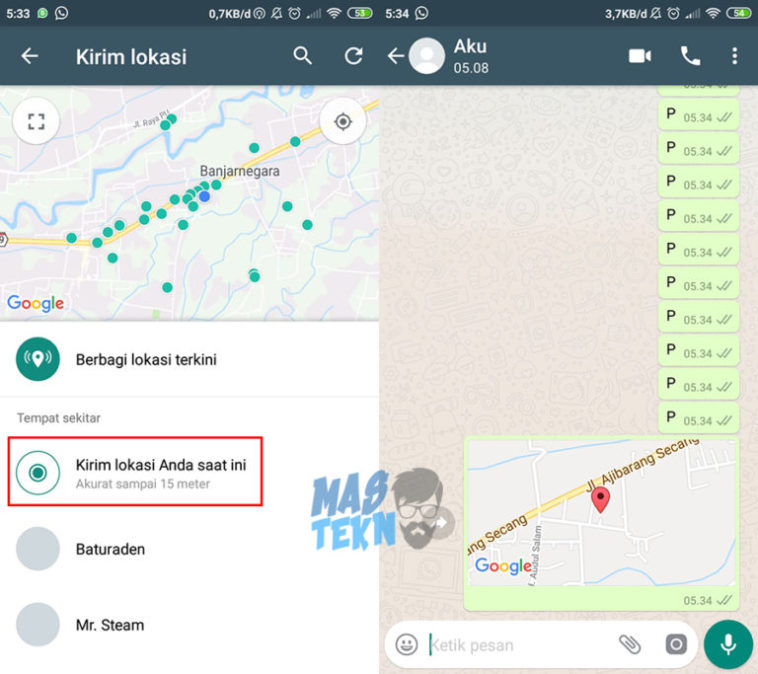 Cara Share Lokasi Via WhatsApp, Google Map, dan Line Secara Mudah!