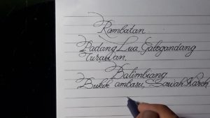 Mengenal Jenis-Jenis Tulisan Tangan dan Karakteristiknya